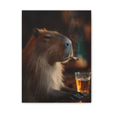 Capybara Had a Long Day Canvas Print