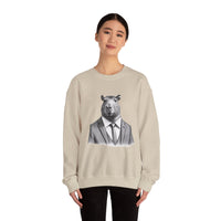 usiness Capybara in Suit and Tie Unisex Sweatshirt
