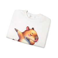 Capybara Doing the Dab Funny Cartoon Unisex Sweatshirt