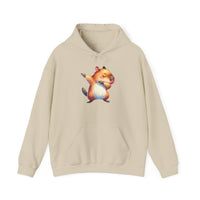 Capybara Doing the Dab Funny Cartoon Unisex Hoodie
