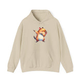 Capybara Doing the Dab Funny Cartoon Unisex Hoodie