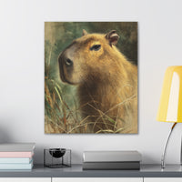 Majestic Capybara Portrait Canvas