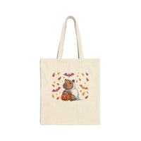 Ghost Capybara Trick or Treat Tote Bag