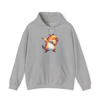 Capybara Doing the Dab Funny Cartoon Unisex Hoodie