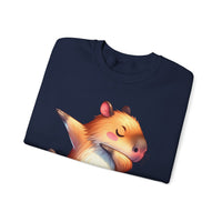 Capybara Doing the Dab Funny Cartoon Unisex Sweatshirt
