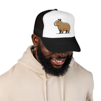 Minimal Capybara Outline Trucker Hat
