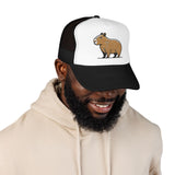 Minimal Capybara Outline Trucker Hat