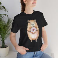 Donut Worry Capy Happy Unisex T-Shirt