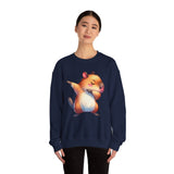 Capybara Doing the Dab Funny Cartoon Unisex Sweatshirt