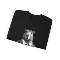 usiness Capybara in Suit and Tie Unisex Sweatshirt