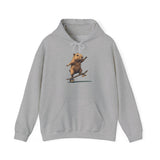 Skater Capybara Riding Skateboard Unisex Hoodie
