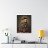 Andean Capybara Elegance Canvas Print