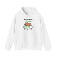 Funny Capybara Motivation Loading Please Wait Unisex Hoodie