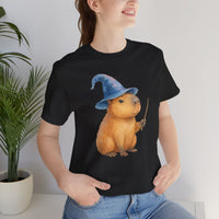 Wizard Capybara Magic Wand Unisex T-Shirt