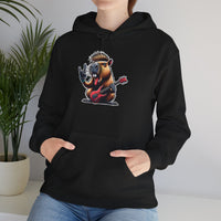 Stylish Capybara with Sunglasses and Boba Unisex Hoodie