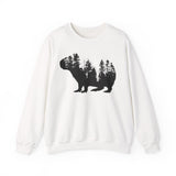 Nature Capybara Forest Silhouette Unisex Sweatshirt