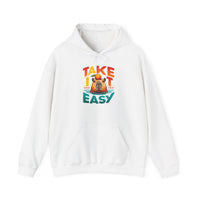 Take It Easy Capybara Relaxing Design Unisex Hoodie