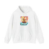 Take It Easy Capybara Relaxing Design Unisex Hoodie