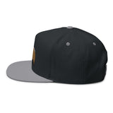 Minimal Capybara Outline Snapback Hat