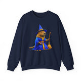 Wizard Capybara in Magic Robe Unisex Sweatshirt