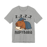 Napybara Funny Sleeping Capybara Design Unisex T-Shirt