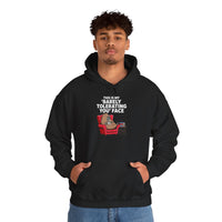 Funny Capybara Barely Tolerating You Face Unisex Hoodie