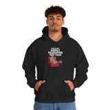 Funny Capybara Barely Tolerating You Face Unisex Hoodie