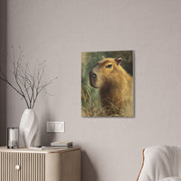 Majestic Capybara Portrait Canvas