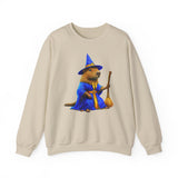 Wizard Capybara in Magic Robe Unisex Sweatshirt