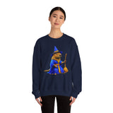 Wizard Capybara in Magic Robe Unisex Sweatshirt