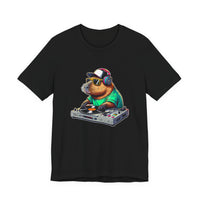 Funny DJ Capybara Graphic Unisex T-Shirt
