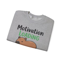 Funny Capybara Motivation Loading Please Wait Unisex Sweatshirt