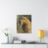 Majestic Capybara Portrait Canvas