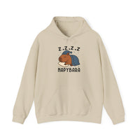 Napybara Funny Sleeping Capybara Design Unisex Hoodie