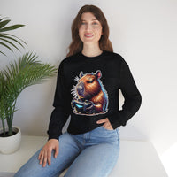 Capybara Video Game Player Unisex Sweatshirt