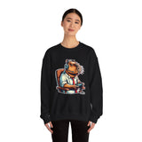 Gamer Capybara with Headset and Controller Unisex Sweatshirt