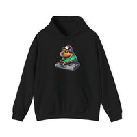 Funny DJ Capybara Graphic Unisex Hoodie