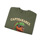 Capybara Rex Dinosaur Costume Design Unisex Sweatshirt