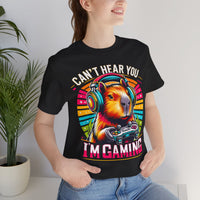 Can’t Hear You I’m Gaming Capy Unisex T-Shirt