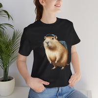 Capybara Goes To School Unisex T-Shirt