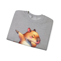 Capybara Doing the Dab Funny Cartoon Unisex Sweatshirt
