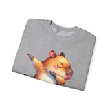 Capybara Doing the Dab Funny Cartoon Unisex Sweatshirt