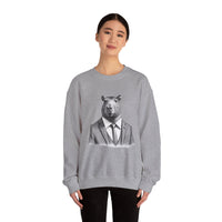 usiness Capybara in Suit and Tie Unisex Sweatshirt