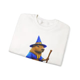 Wizard Capybara in Magic Robe Unisex Sweatshirt