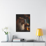 Capybara Had a Long Day Canvas Print