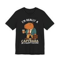 Business Capybara In Human Costume Unisex T-Shirt