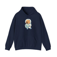 Astronaut Capybara Holding Earth Unisex Hoddie