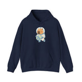 Astronaut Capybara Holding Earth Unisex Hoddie