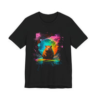 Neon Splash Capybara Unisex T-Shirt