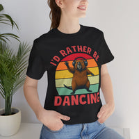 Id Rather Be Dancing Capybara Unisex T-Shirt